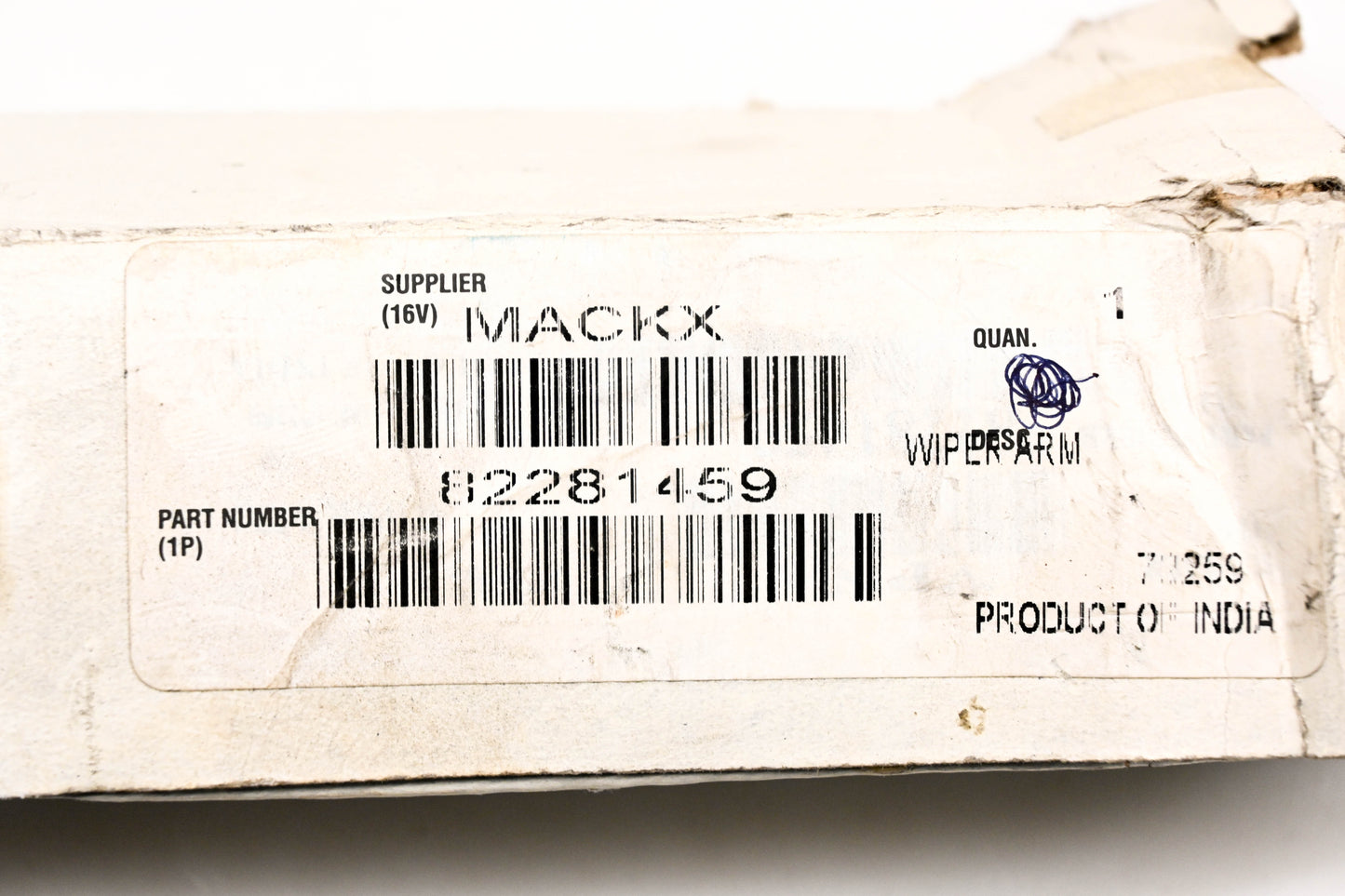 Mack 82281459 Windshield Wiper Arm NOS