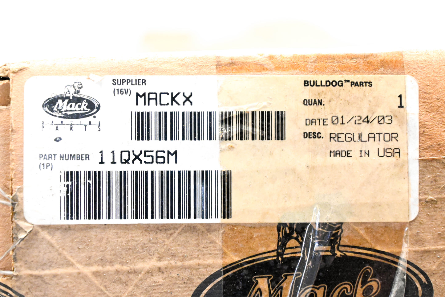 Mack 11QX56M, 400179 Meritor Window Regulator Assembly NOS