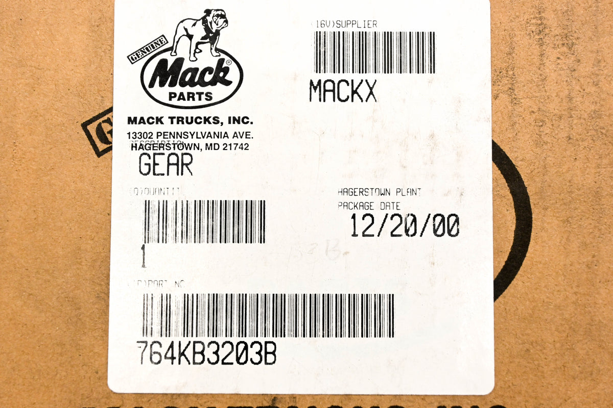 Mack 764KB3203B Main Drive Gear NOS