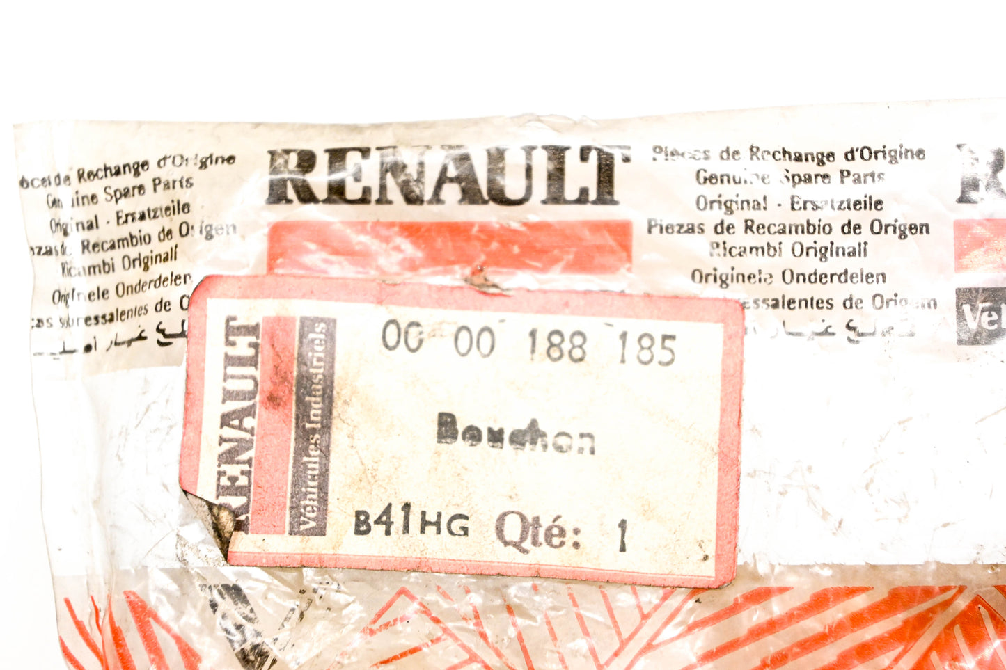 Renault 0000188185 Plug NOS