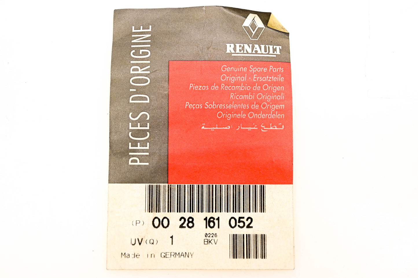 Renault 0028161052 Exhaust Seal Ring A Kit NOS