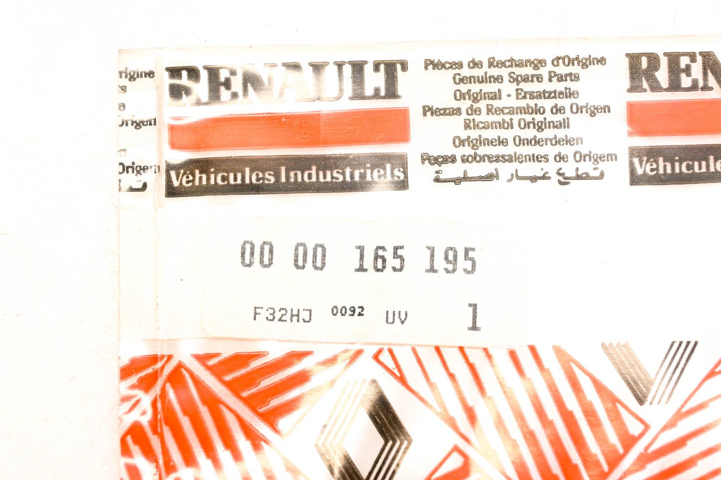 Renault 0000165195 Gasket NOS