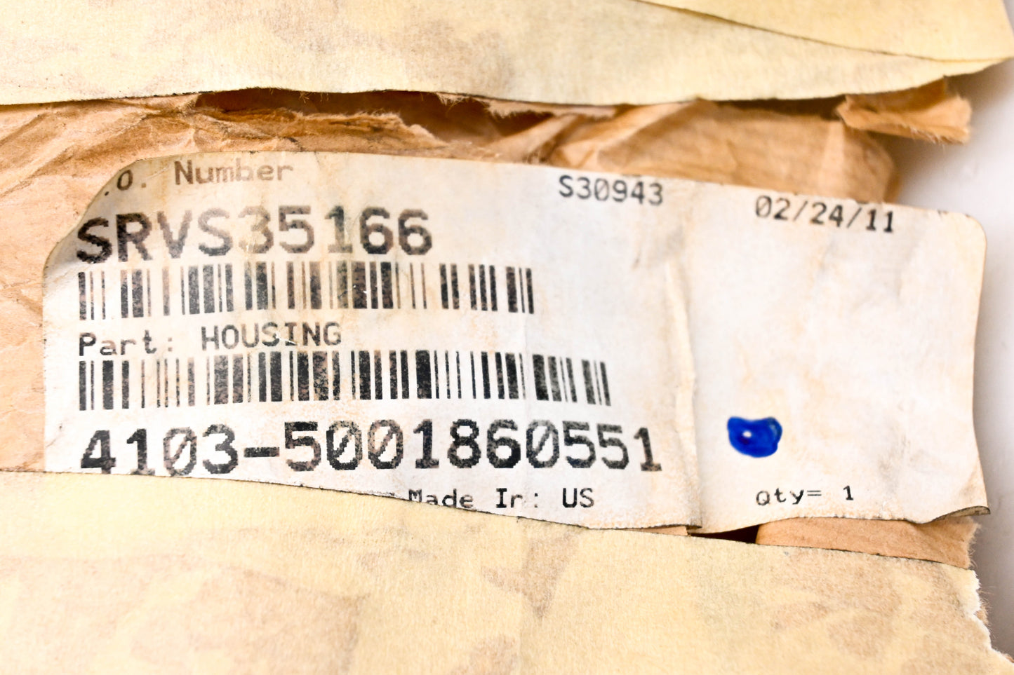 Mack 4103-5001860551, 5001860551 Heater Control Panel NOS