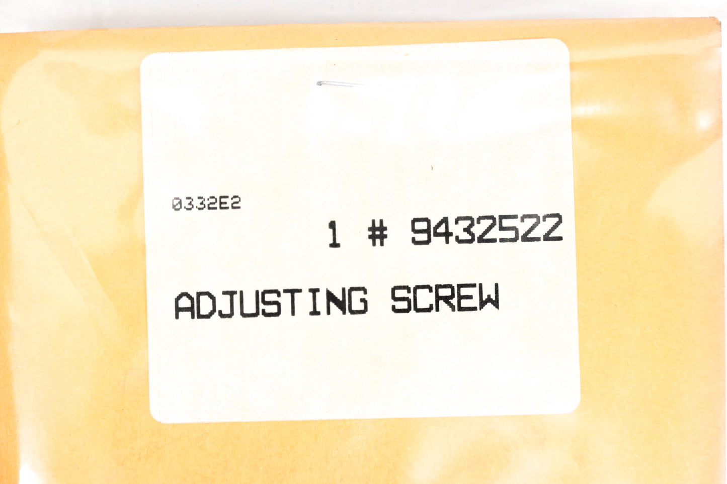 Mack 3394-9432522, 9432522 Adjusting Screw NOS