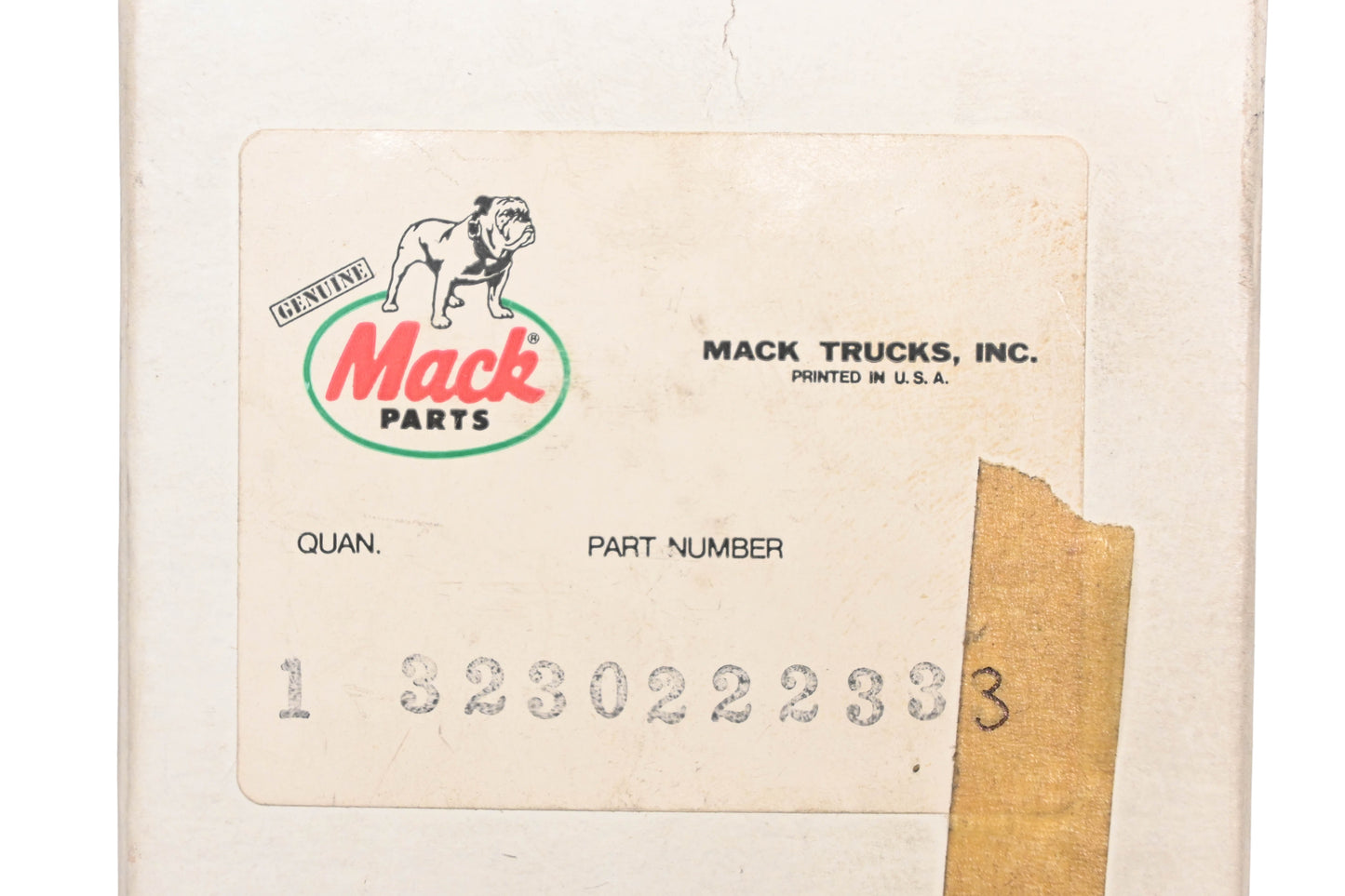 Mack 3230-222333, 3230222333 A/C Clutch Cycle Switch NOS