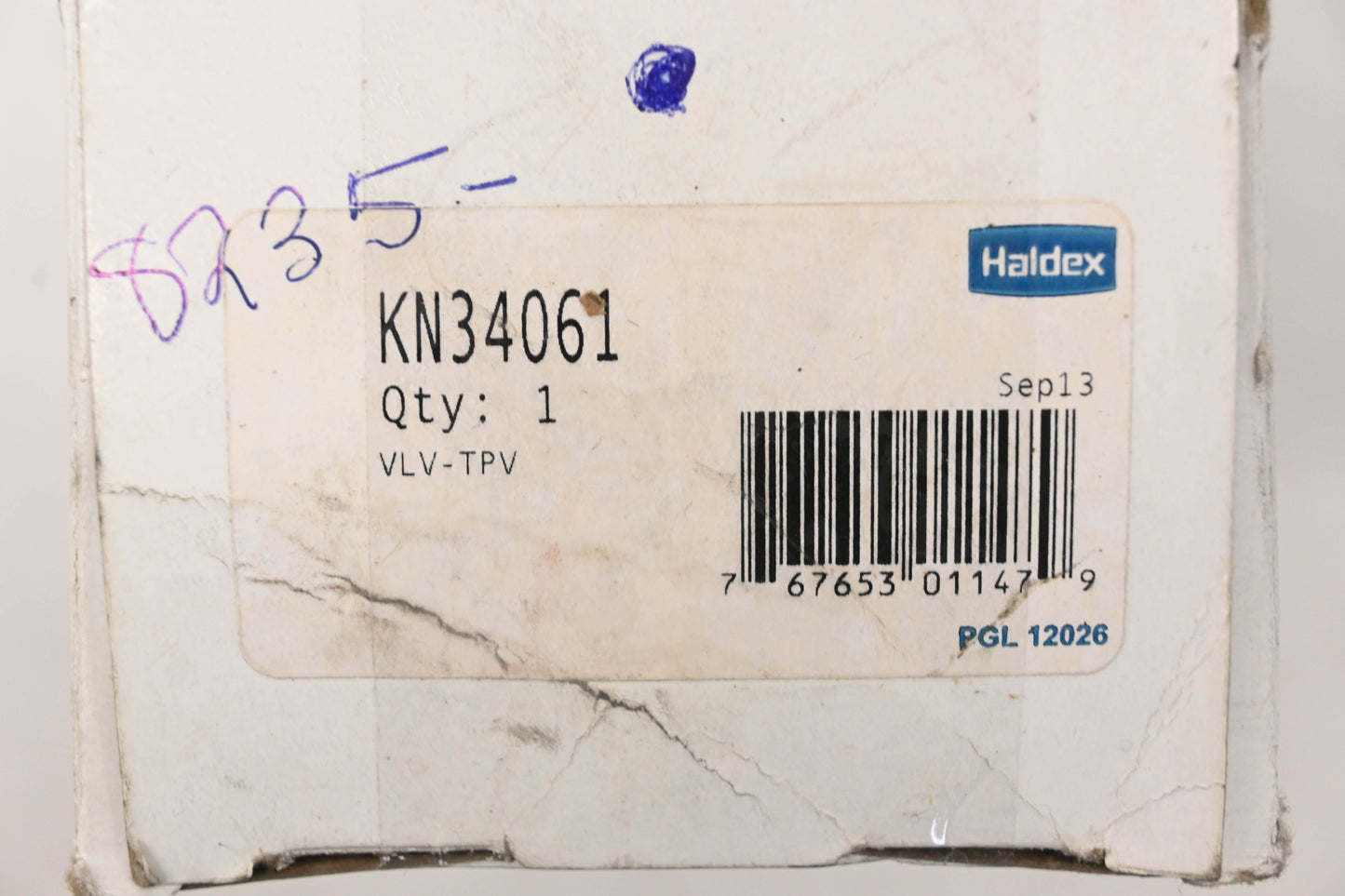 Mack 8235-KN34061, KN34061 Haldex Air System Protection Valve NOS