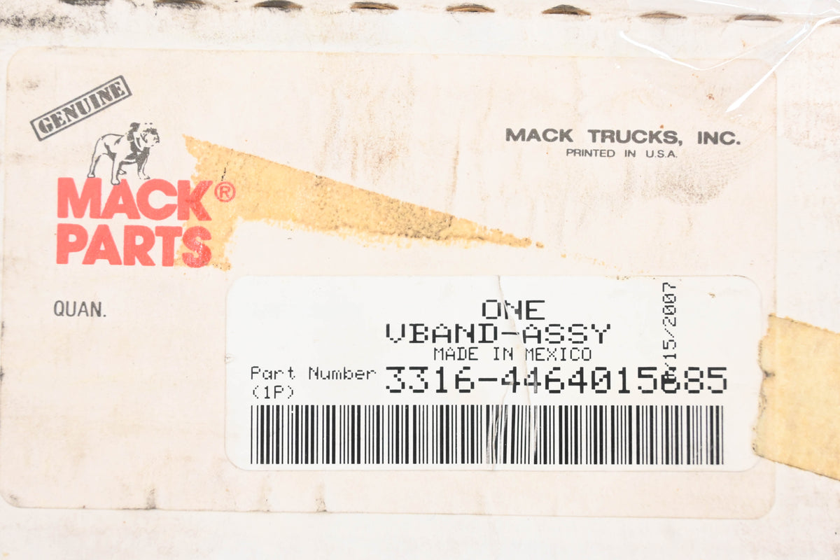Mack 3316-4464015685 Coupling V NOS