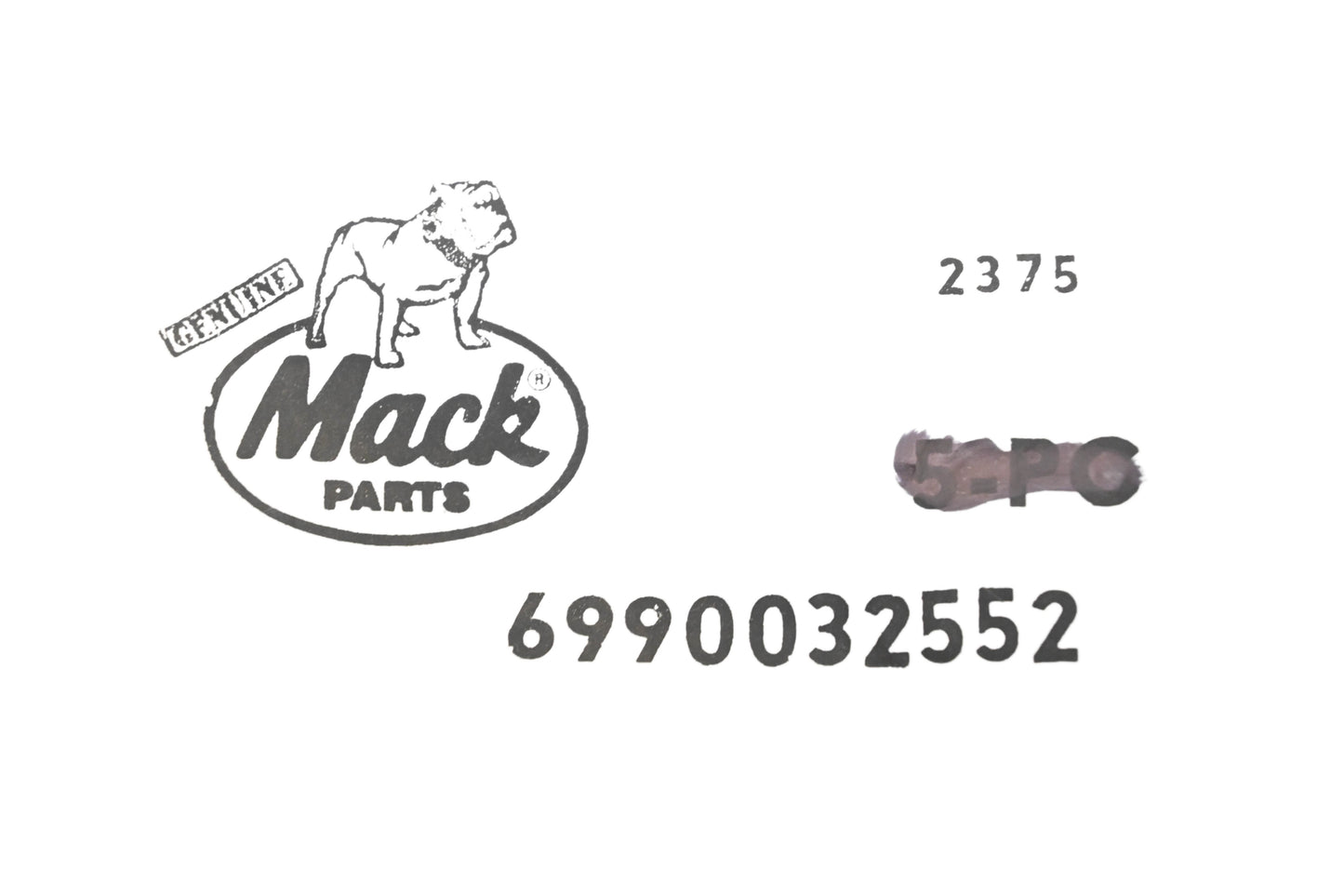 Mack 6990-032552, 6990032552 Roller Thrust Needle Bearing NOS