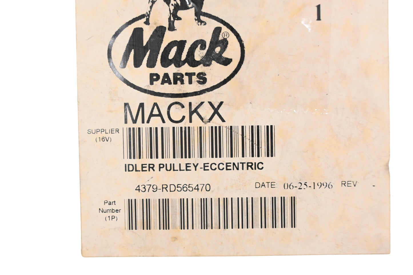 Mack 4379-RD565470, RD-5-6547-0 Eccentric Idler Pulley Kit NOS