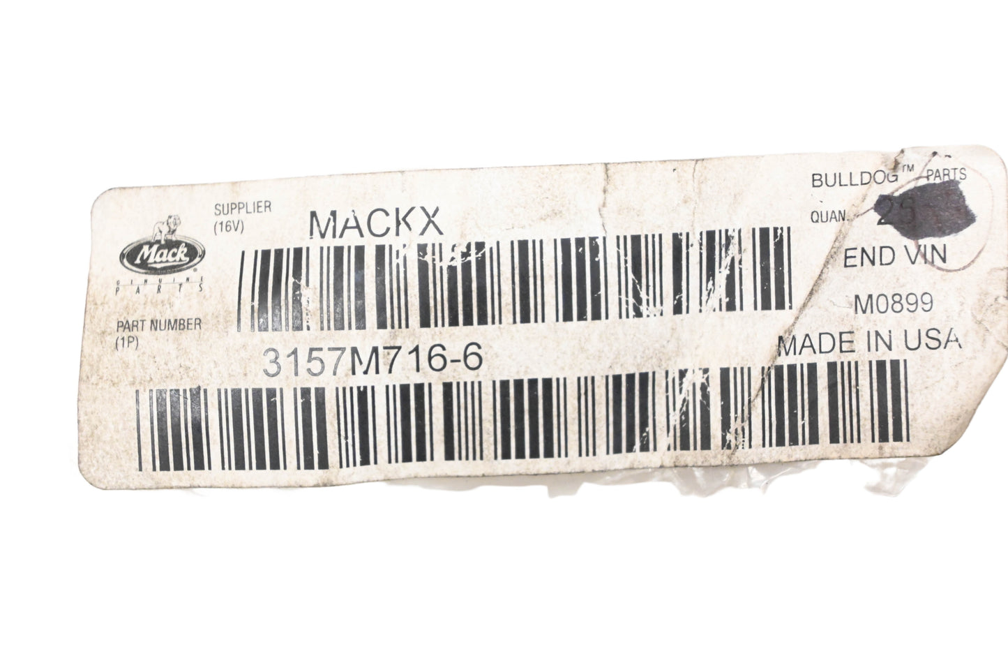 Mack 3157M716-6 Vinyl Channel Strip 5-3/4" NOS