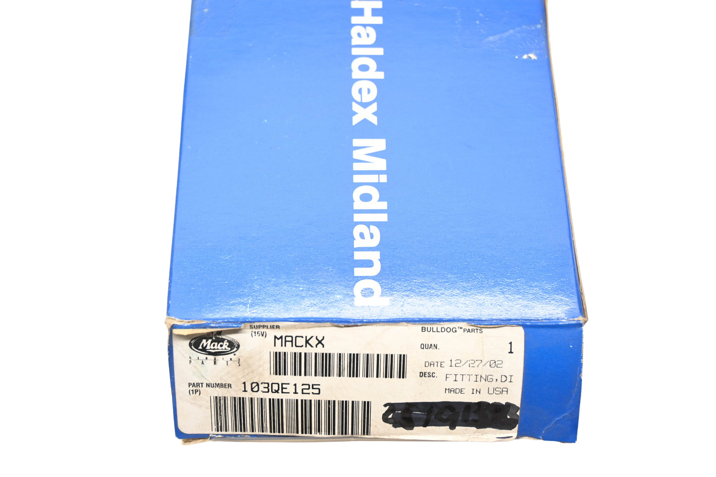 Mack 103QE125 Haldex Midland Ferrel Fitting NOS