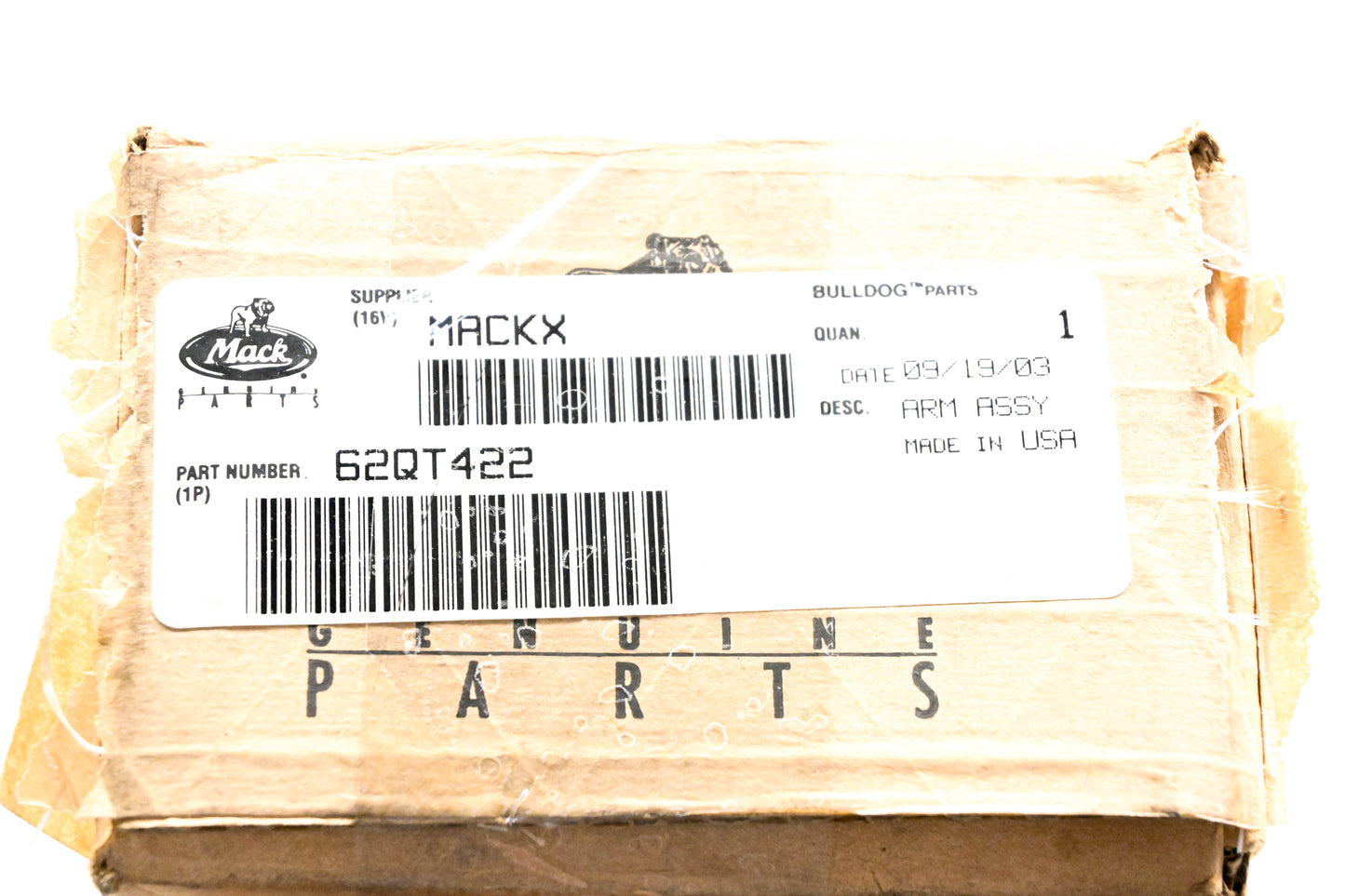 Mack 62QT422 Wiper Arm Assembly NOS