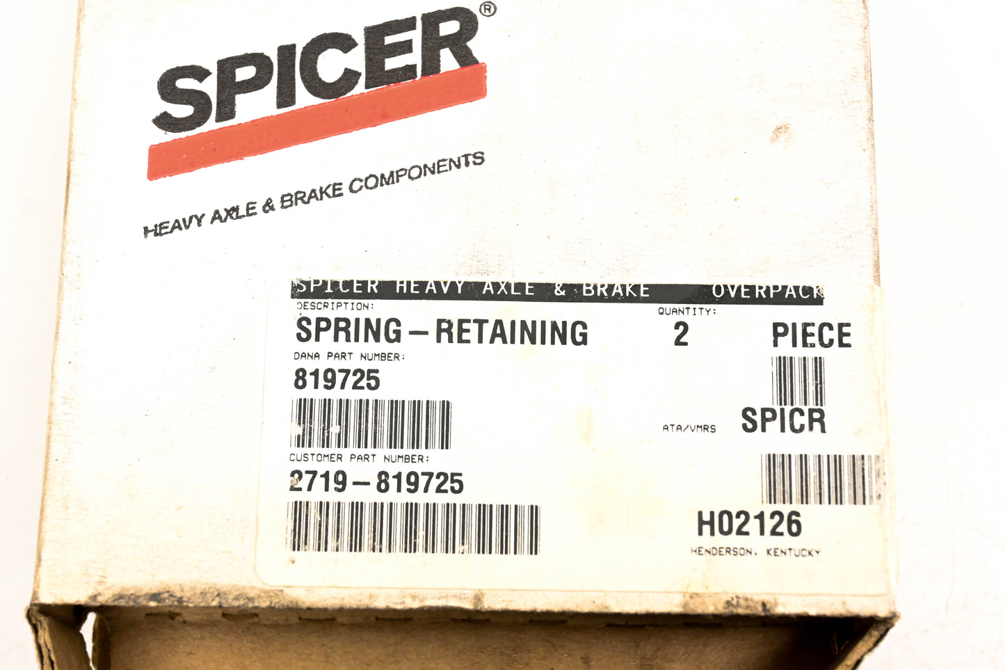 Mack 2719-819725 Retaining Springs Qty 2 NOS