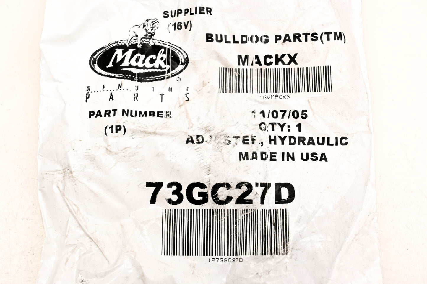 Mack 73GC27D Rocker Arm Adjuster NOS