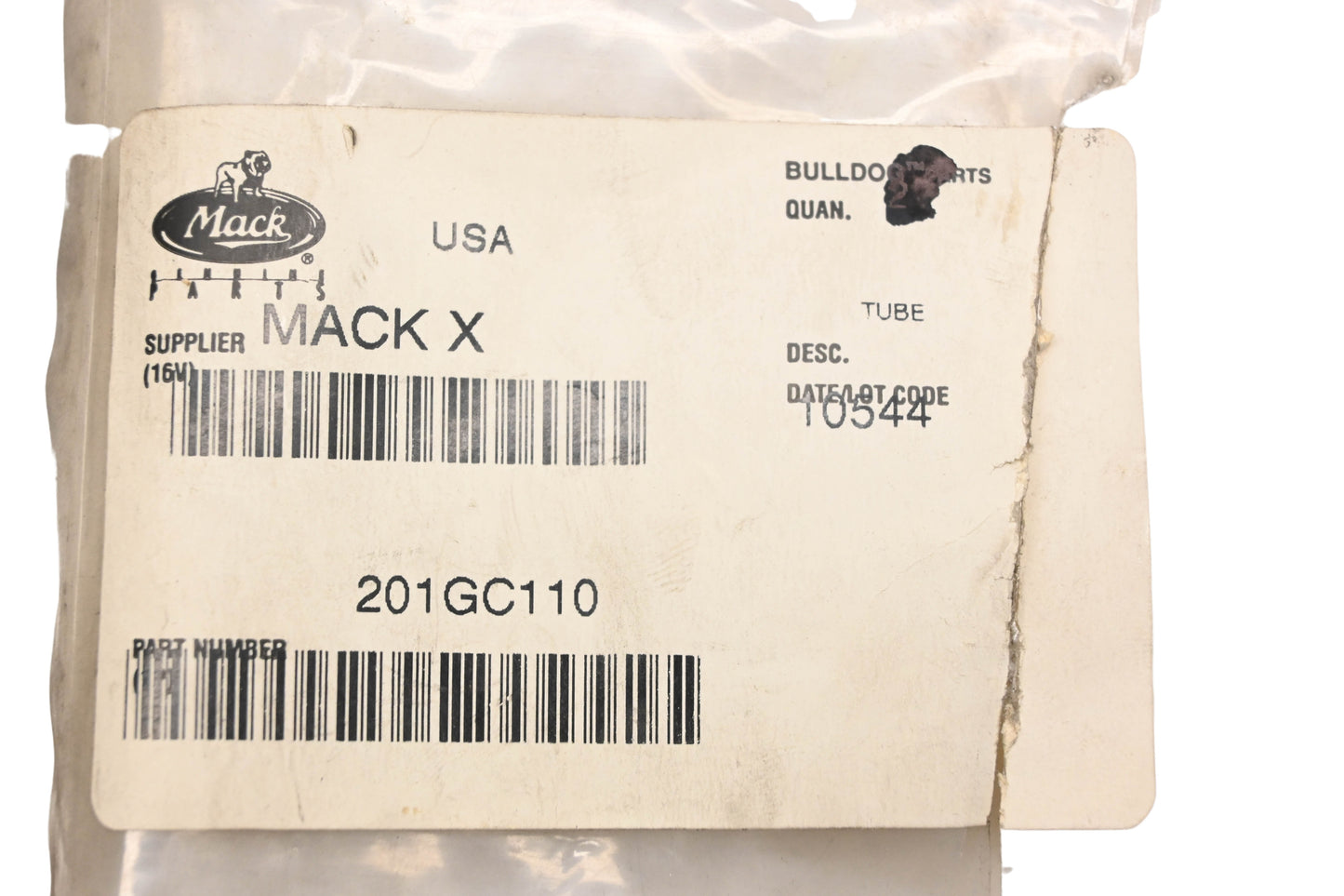 Mack 201GC110 Oil Tube NOS