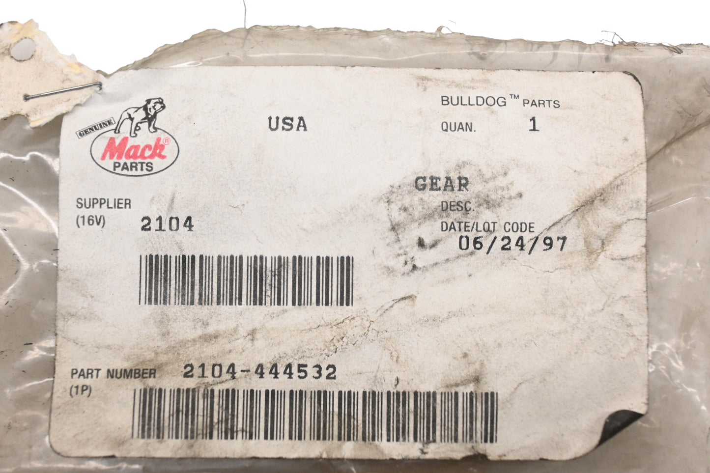 Mack 2104-444532 Gear NOS