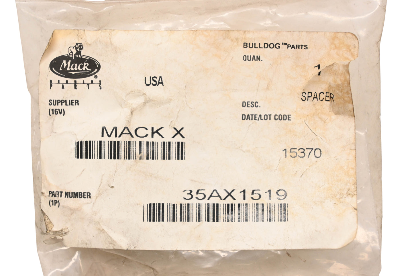 Mack 35AX1519 Spacer NOS
