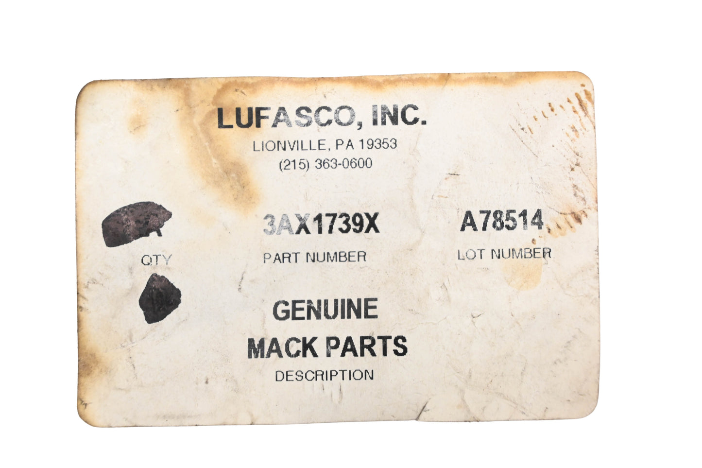 Mack 3AX1739X Screw NOS