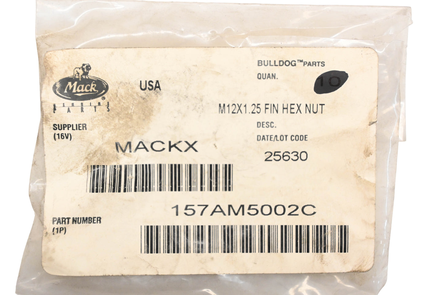 Mack 157AM5002C Copper Nut NOS