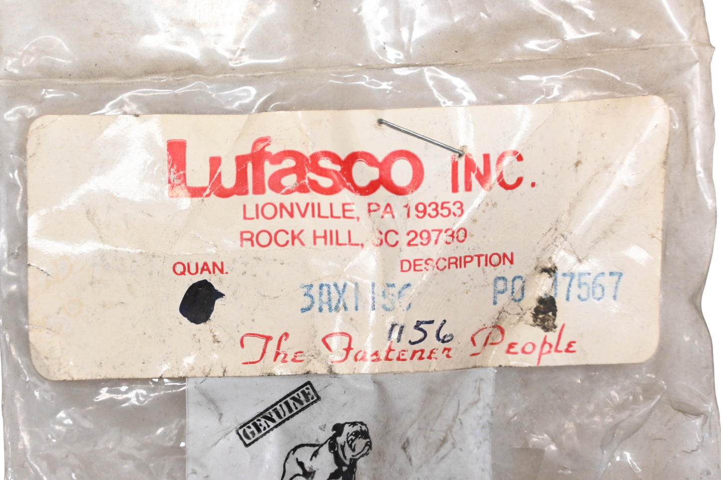 Mack 3AX1156 Hex Head Screw NOS