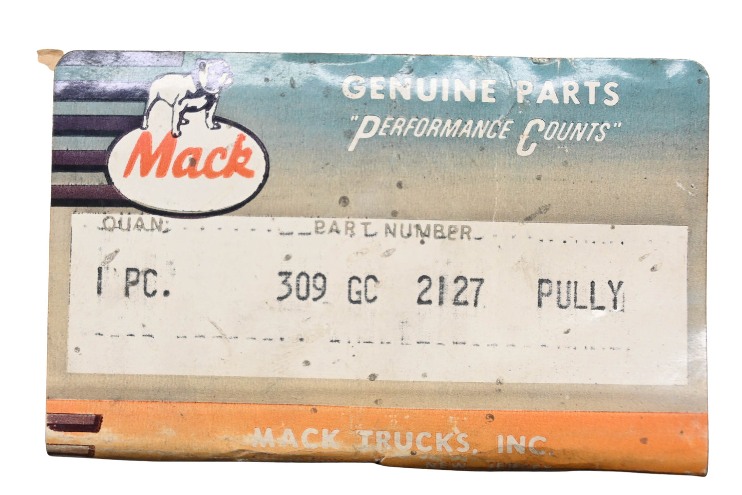Mack 309GC2127 Pulley NOS