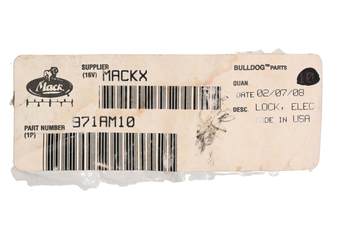 Mack 971AM10 Electrical Lock Clip NOS