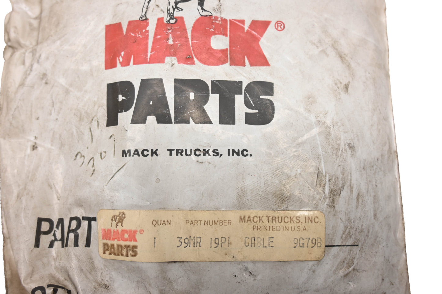 Mack 39MR19P1 Cable Assembly NOS