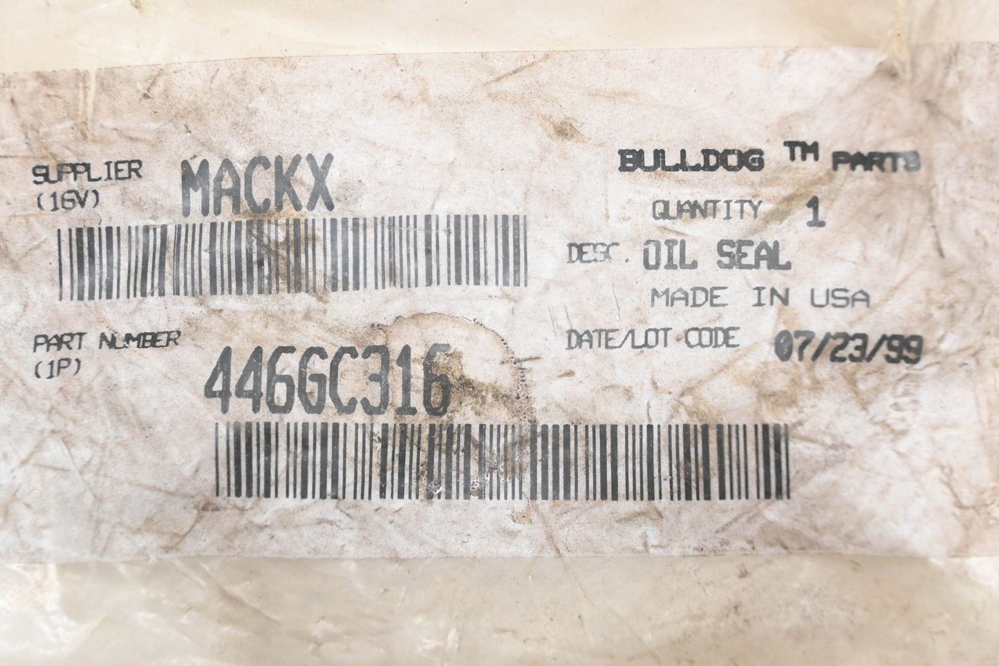 Mack 446GC316 Oil Seal NOS