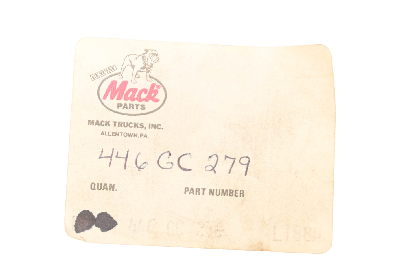 Mack 446GC279, 25623903 Oil Seal NOS