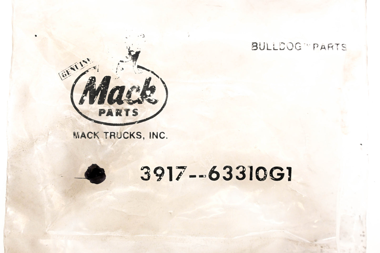 Mack 3917-63310G1 Knob Cap NOS