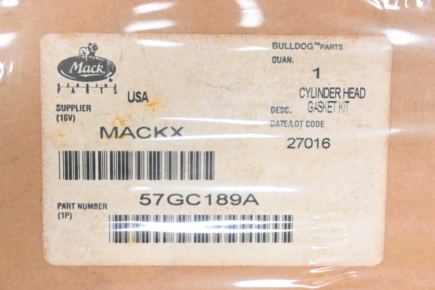 Mack 57GC189A Cylinder Head Gasket NOS