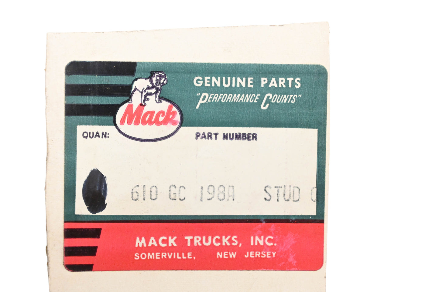 Mack 610GC198A Stud NOS
