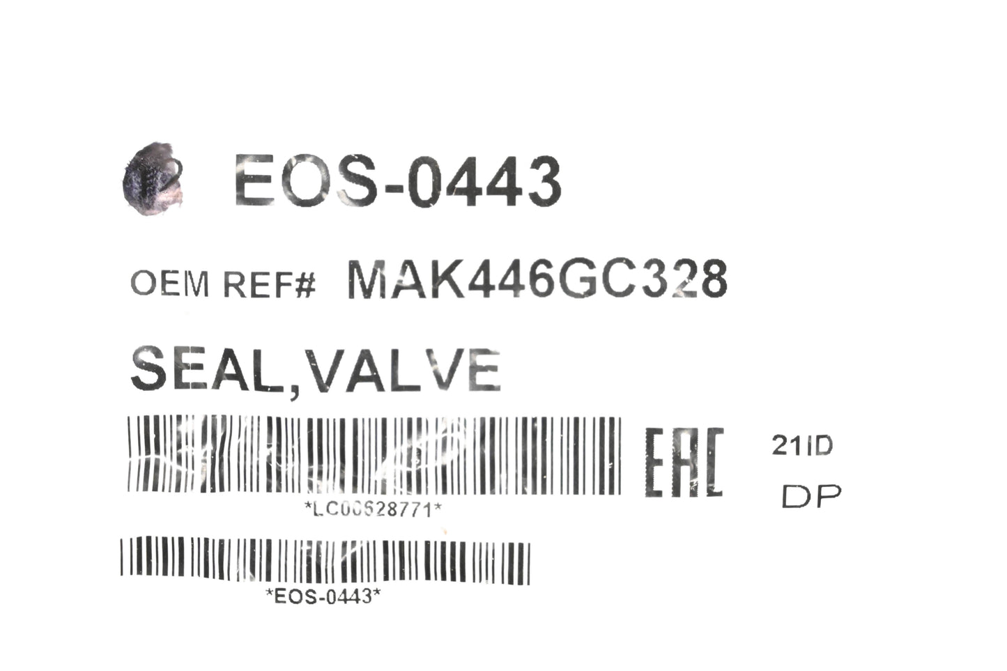 Pai EOS-0443, 446GC328 Mack Valve Stem Seal NOS