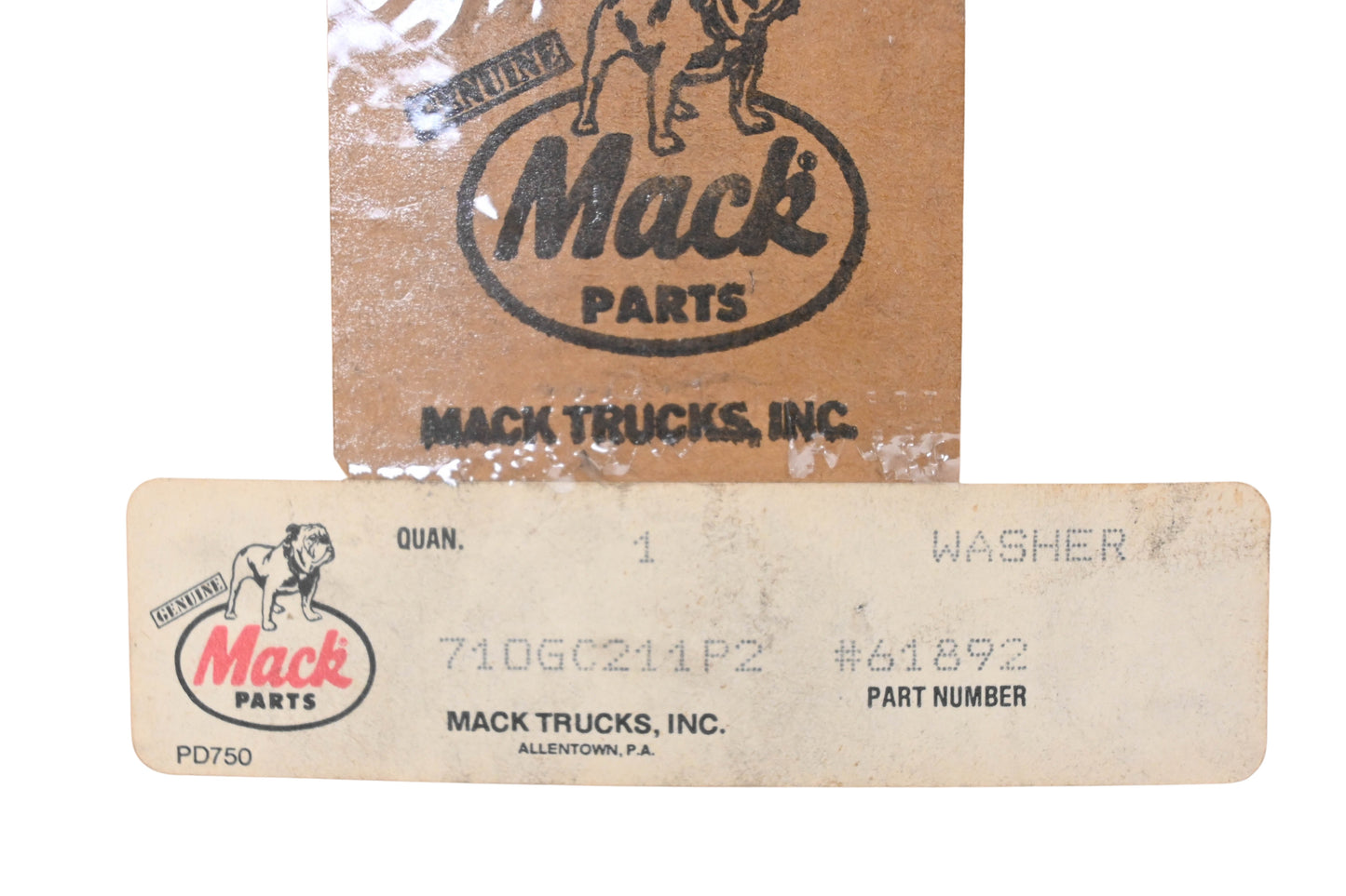 Mack 710GC211P2 Crankshaft Hub Washer NOS