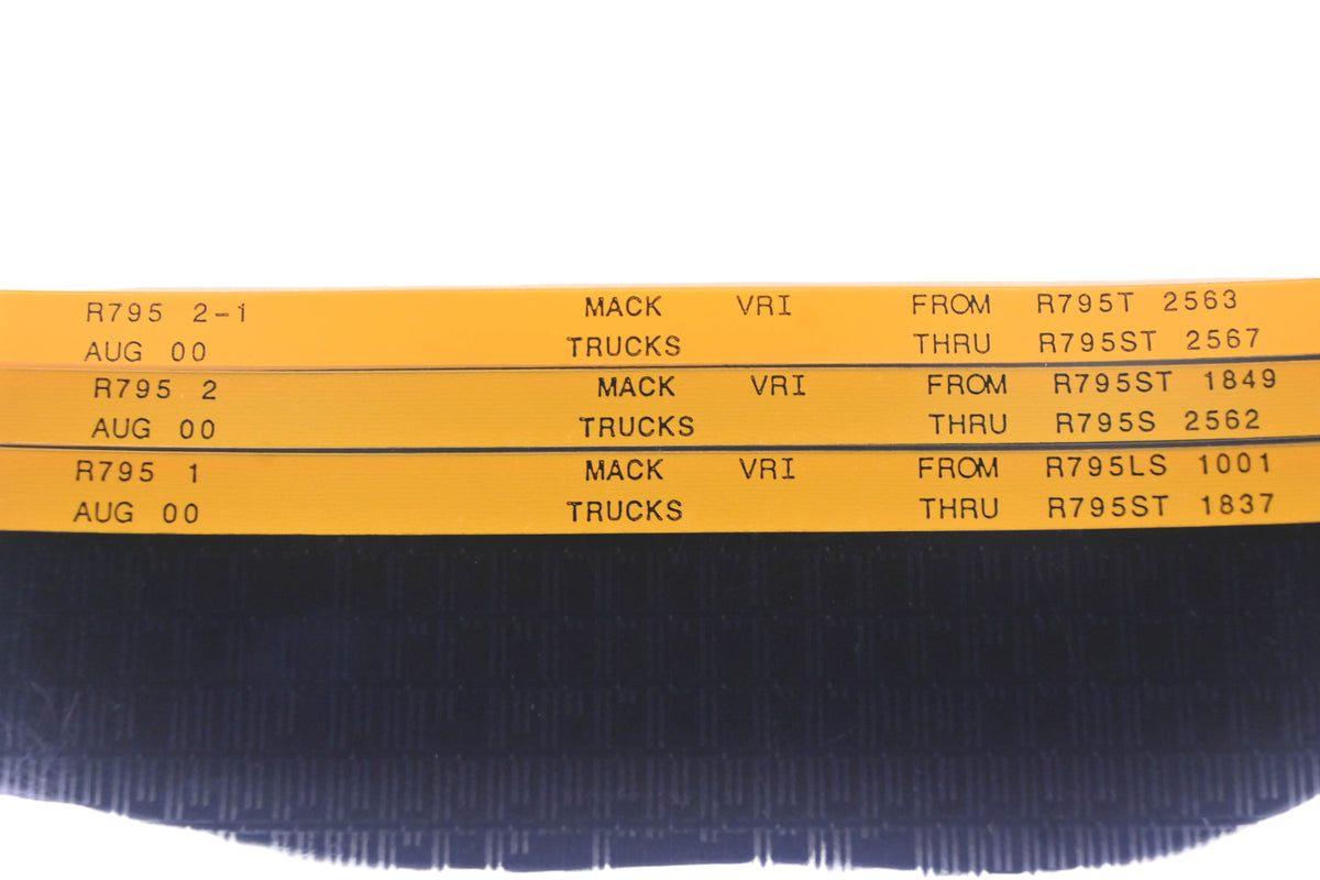 Mack R795 1, R795 2, R795 2-1 R795LS1001 - R795ST2567 VRI Microfiche Lot of 3 NOS