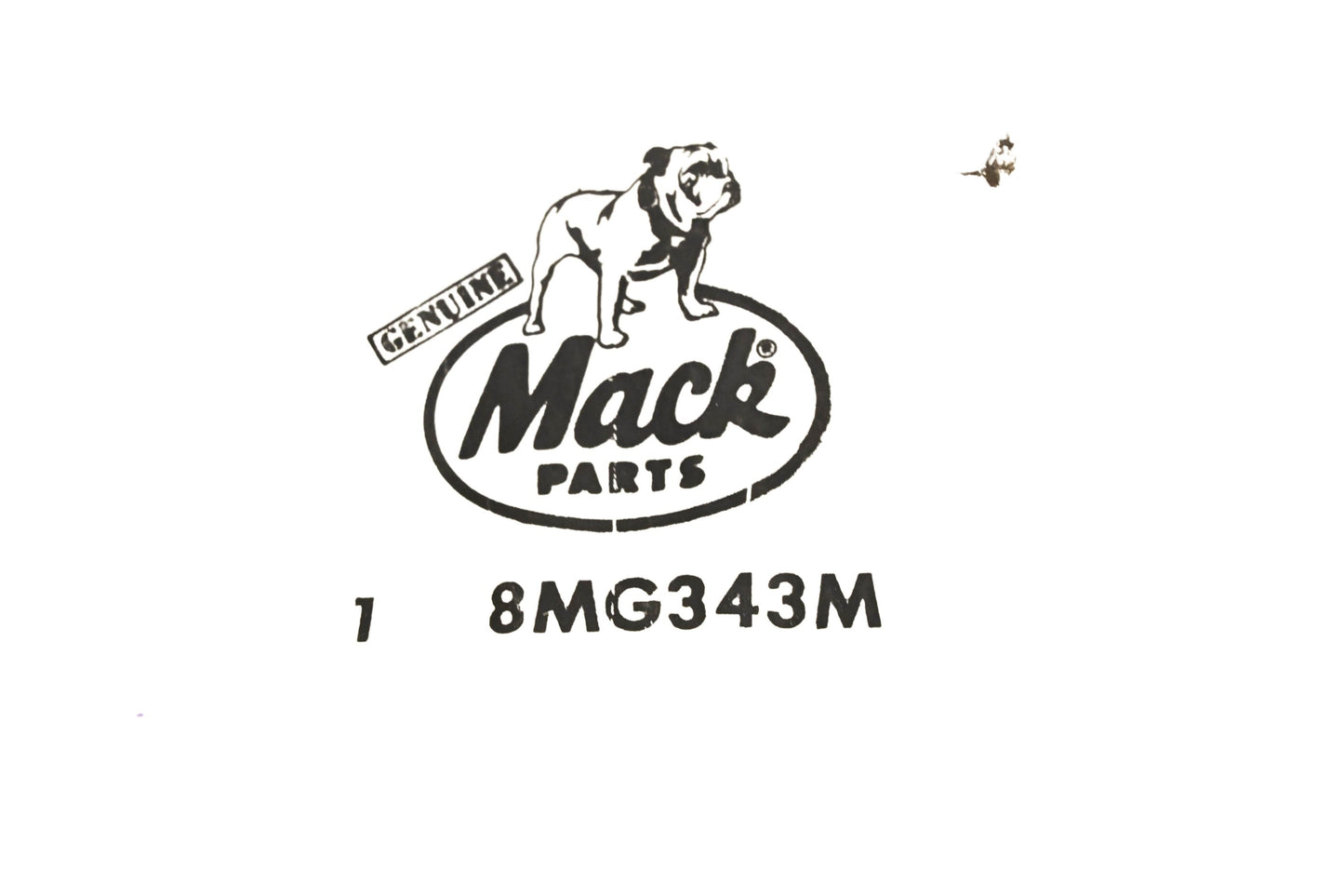 Mack 8MG343M Vent Deflector NOS