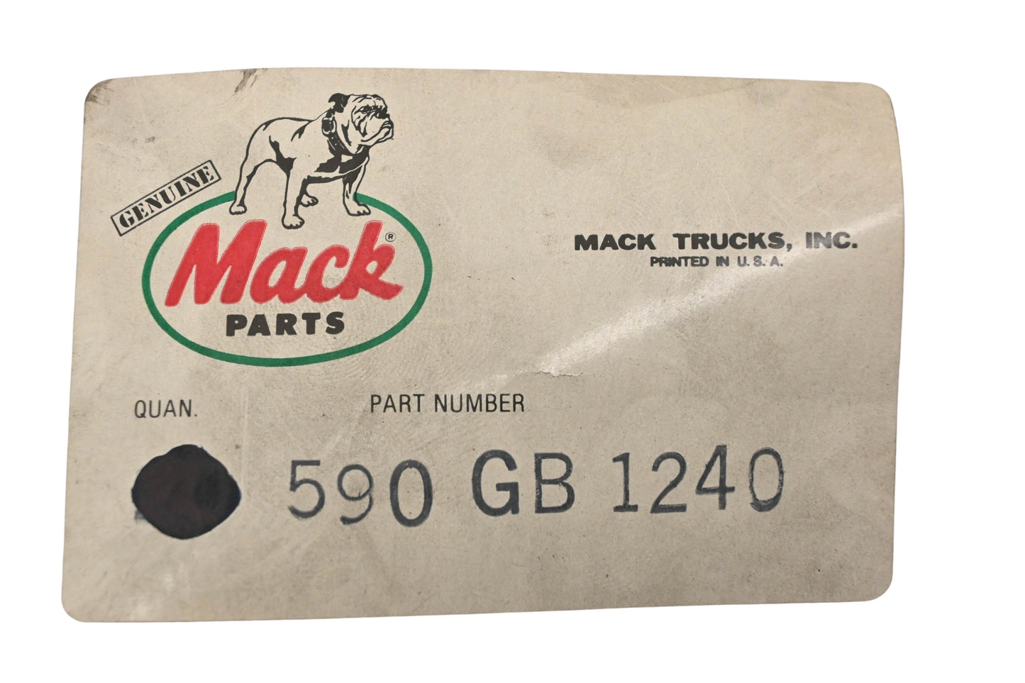 Mack 590GB1240 Gasket NOS
