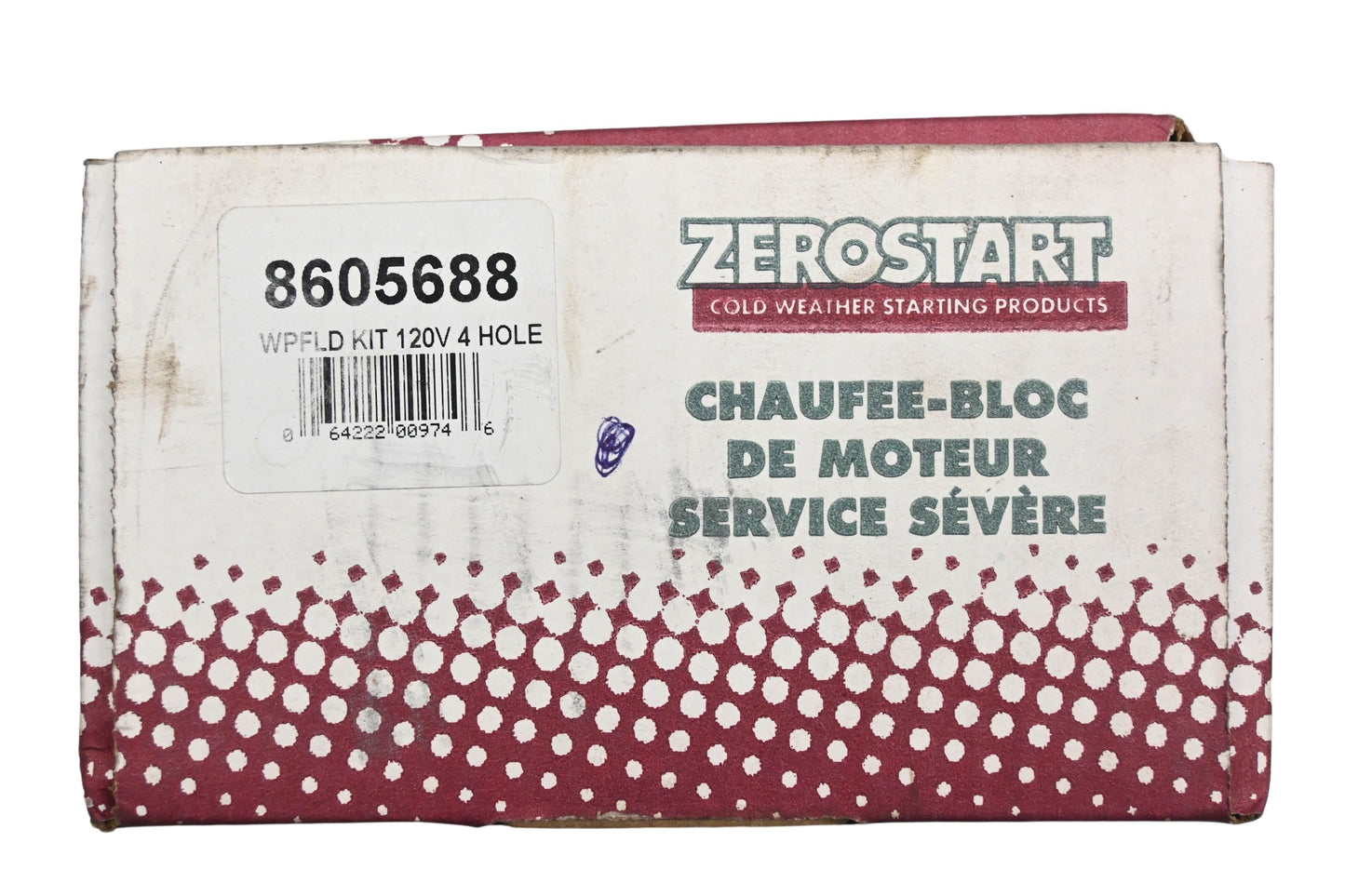 Zerostart 8605688 Weatherproof Field-Wired 120v 4 Hole Receptacle Kit NOS