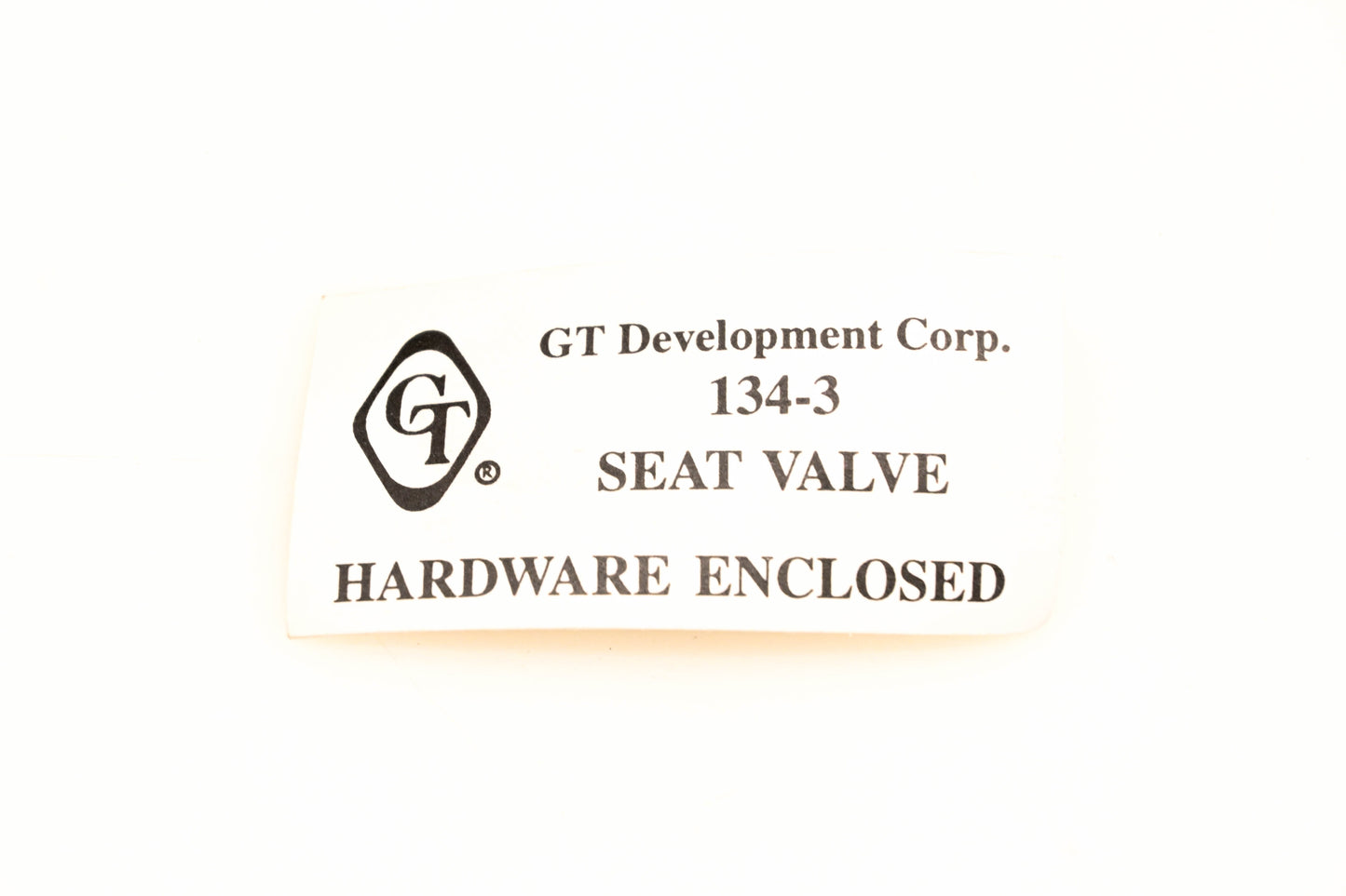 GT 134-3 Air Seat Valve Kit NOS