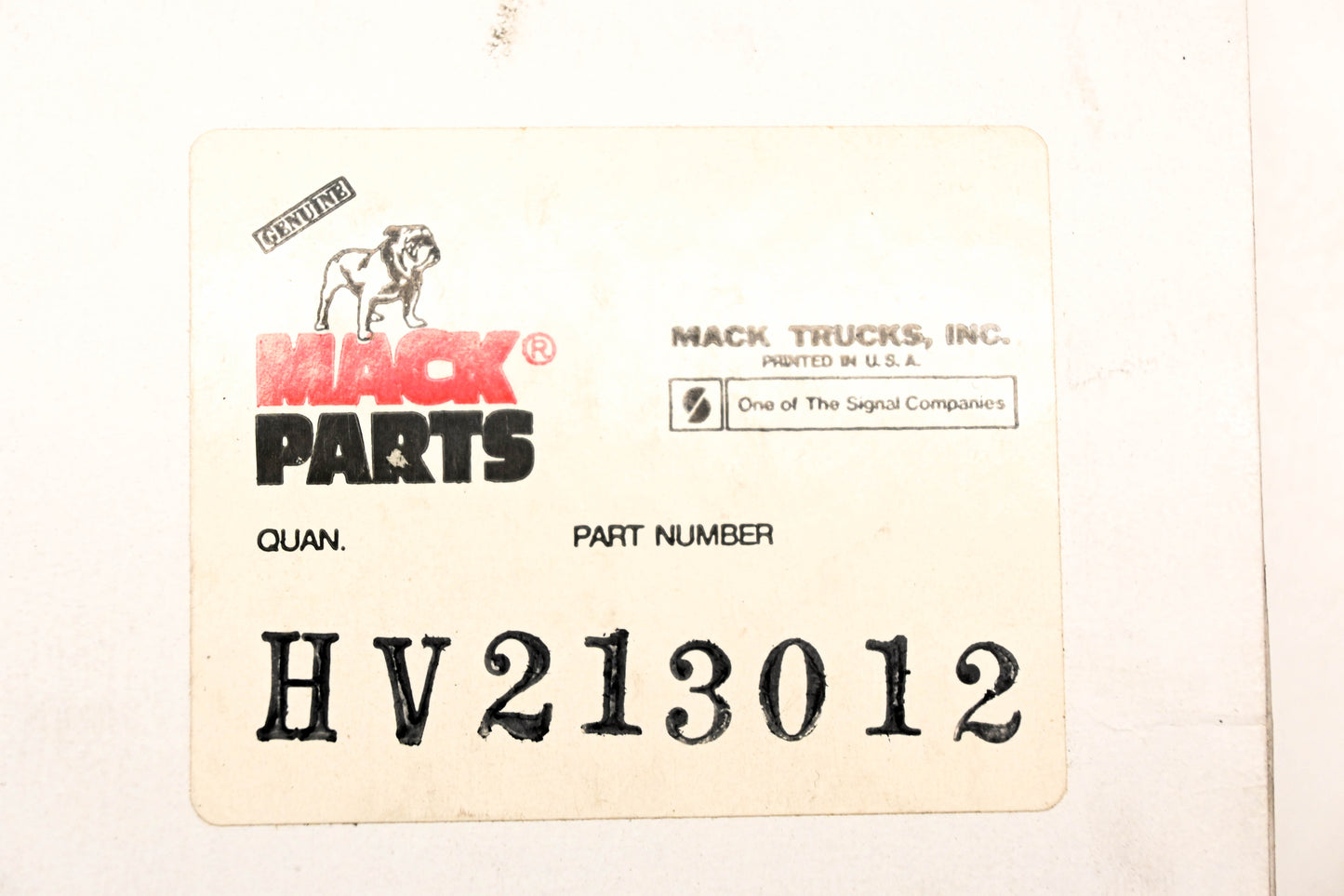 Mack HV213012 Nut Locks Qty 20 NOS