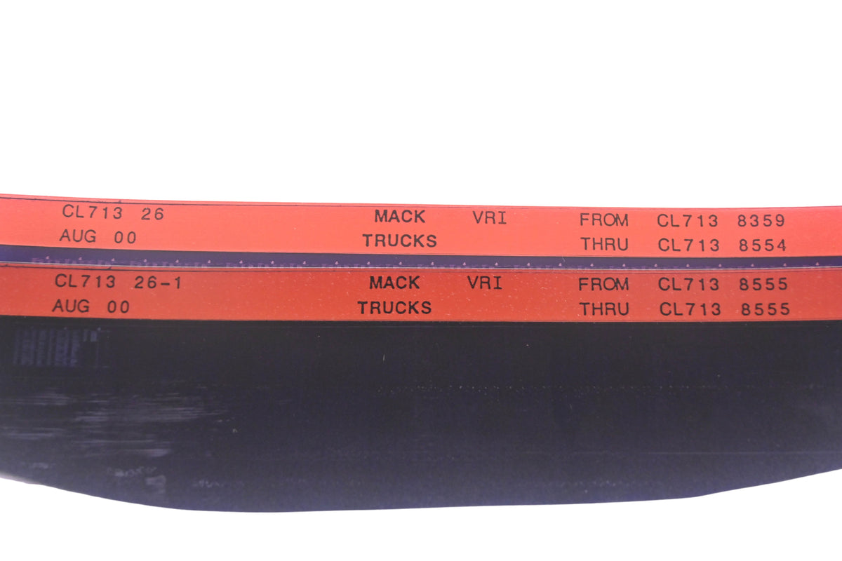 Mack CL713 26, CL613 26-1 CL7138359 - CL7138555 VRI Microfiche Lot of 2 NOS