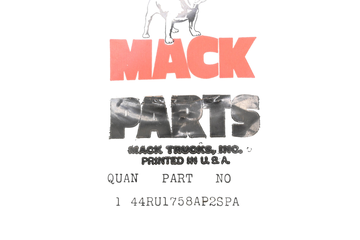 Mack 44RU1758AP2SPA Spacer Ring NOS
