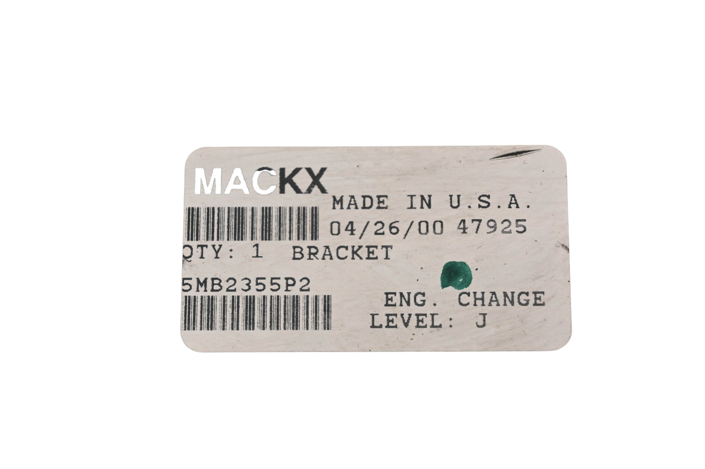 Mack 5MB2355P2 Bracket NOS