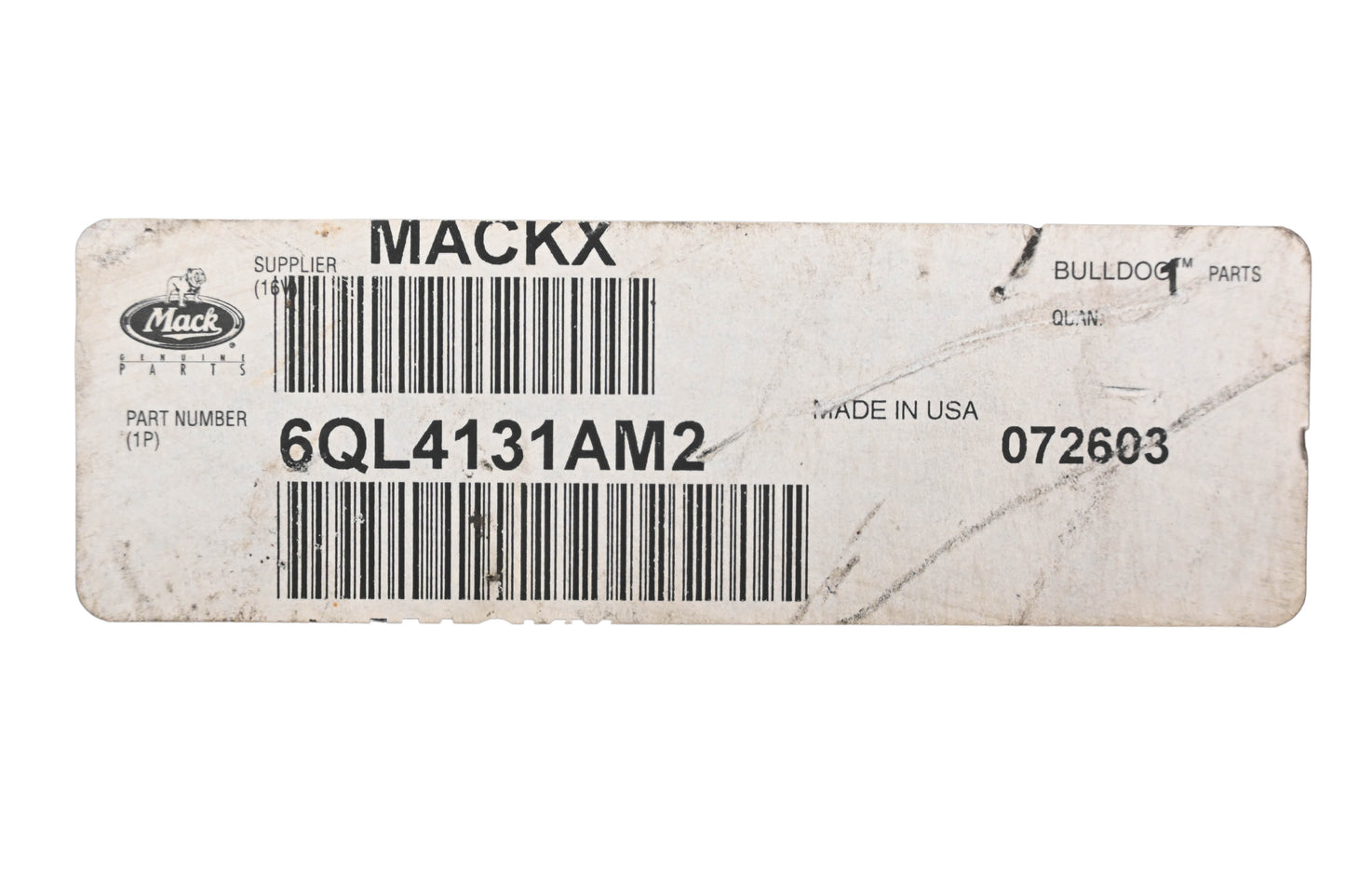 Mack 6QL4131AM2 Bracket NOS