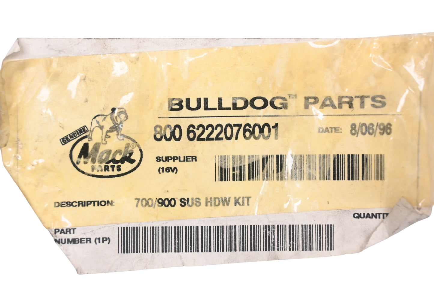 Mack 800-6222076001 Bostrom Suspension Seat Hardware Kit NOS