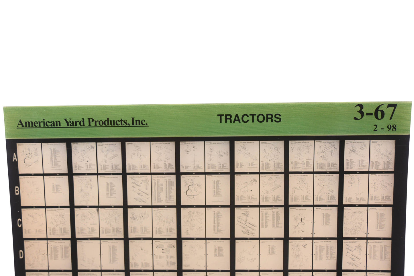 American Yard Products 3-67 Tractors Rev:2-98 Microfiche