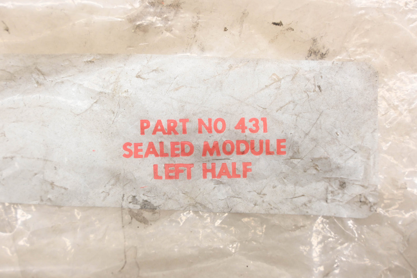 Peterson 431, PM-431 Red Left Signal Marker Housing NOS