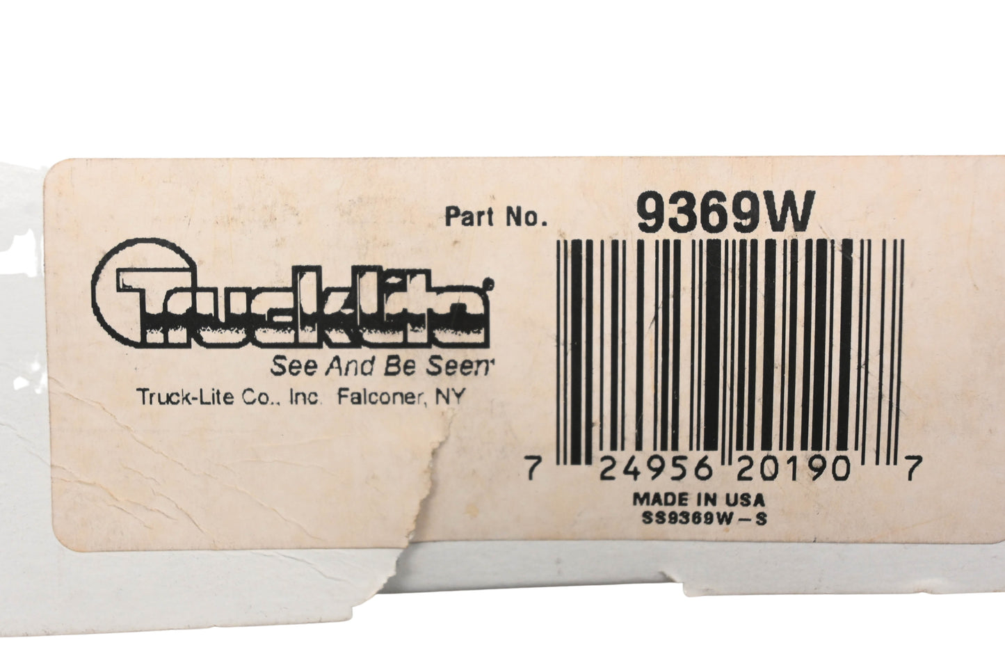 Truck-Lite 9369W, 9005 Signal Stat Clear Side Marker Lamp NOS