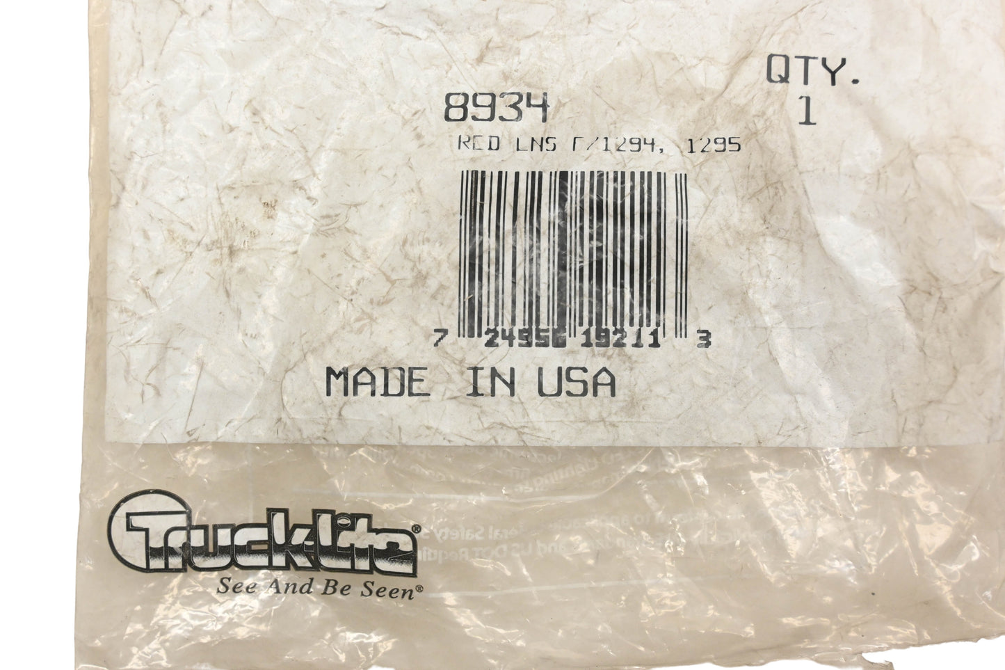 Truck-Lite 8934, 8934R Red 2.25" Lens NOS