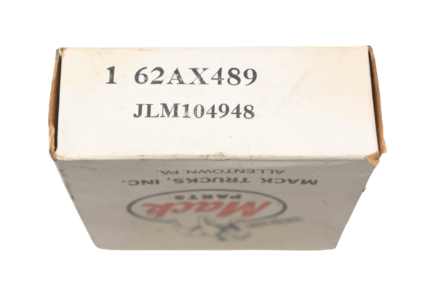 Mack 62AX489, JLM104948 Timken Bearing Cone NOS